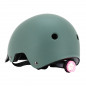 CASQUE VELO ADULTE AUVRAY URBAN KAKI AVEC ECLAIRAGE INTEGRE SUR MOLETTE REGLABLE TAILLE 54-58