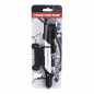 POMPE MINI ROUTE-VTT GIYO ALU TELESCOPIQUE ARGENT 7 BARS VP-VS AVEC MANOMETRE