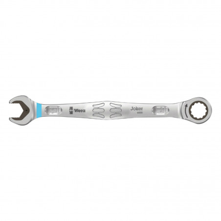 CLE MIXTE A CLIQUET WERA  6000 JOKER 11 mm (AVEC FONCTION RETENUE) CHROME MOLY (VENDU A L'UNITE)  -MARQUE ALLEMANDE POUR LES