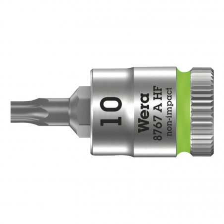 DOUILLE TORX WERA 8767 A ZYKLOP 1-4 DIAM 10 mm LONGUEUR 28 mm (VENDU A L'UNITE)  -MARQUE ALLEMANDE POUR LES ATELIERS-