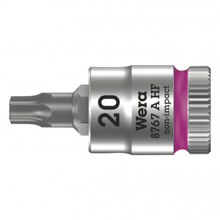 DOUILLE TORX WERA 8767 A ZYKLOP 1-4 DIAM 20 mm LONGUEUR 28 mm (VENDU A L'UNITE)  -MARQUE ALLEMANDE POUR LES ATELIERS-
