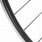 ROUE VTC 700X35 ER10 ARRIERE ALU DOUBLE PAROI MOYEU ROUE LIBRE NOIR BLOCAGE (JANTE AVEC OEILLETS) JANTE 19C 32 RAYONS NOIRS