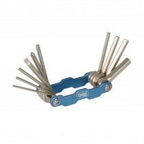 OUTIL MULTIFONCTION CYCLUS 10 FONCTIONS CLE ALLEN 2-2.5-3-4-5-6-8   TOURNEVIS PLAT ET CRUCIFORME   torx T25 (8,3 x 4,0 x 1,9 cm)
