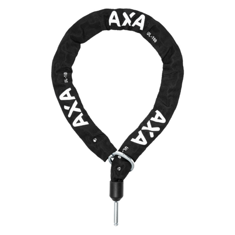 ANTIVOL VELO CHAINE A BOUCLE AXA ULC POUR FER A CHEVAL PLUG CABLE DIAM 5.5mm L1.00M GRIS FONCE (PROFONDEUR PLUG 35mm DIAM