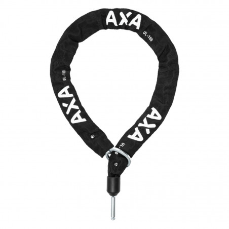 ANTIVOL VELO CHAINE A BOUCLE AXA ULC POUR FER A CHEVAL PLUG CABLE DIAM 5.5mm L1.00M GRIS FONCE (PROFONDEUR PLUG 35mm DIAM