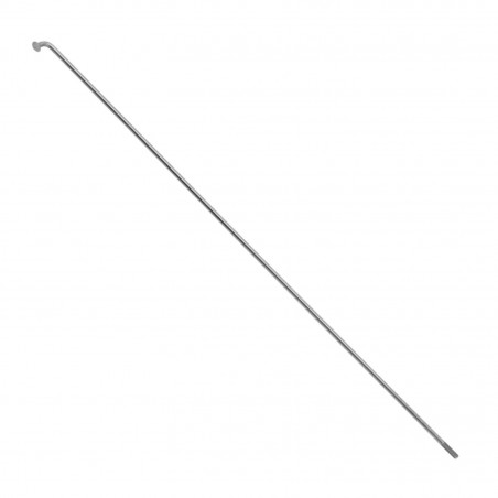 RAYON E-BIKE INOX ARGENT 2.3mm L 246mm TETE COUDEE (VENDU A L'UNITE SANS ECROU) - VOIR 185897 POUR ECROU