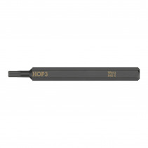 EMBOUTS-LAMES INTERCHANGEABLES DE TOURNEVIS A FRAPPER WERA 840 S 1-4 6 PANS-ALLEN 3 mm L 70 mm  (VENDU A L'UNITE))  -MARQUE