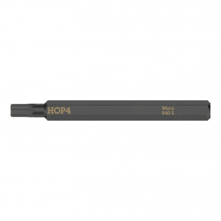 EMBOUTS-LAMES INTERCHANGEABLES DE TOURNEVIS A FRAPPER WERA 840 S 1-4 6 PANS-ALLEN 4 mm L 70 mm  (VENDU A L'UNITE))  -MARQUE