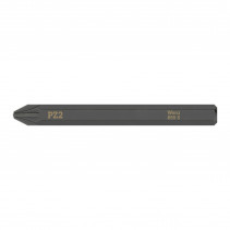 EMBOUTS-LAMES INTERCHANGEABLES DE TOURNEVIS A FRAPPER WERA 855 S 1-4 CRUCIFORME POZIDRIV PZ2 L 70 mm  (VENDU A L'UNITE)) 
