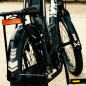 AUTOCOLLANT-STICKER REFLECHISSANT POUR VELO, CASQUE MODELE FLECHE-CHEVRON BLANC (PLANCHE)  -REFLECTIVE BERLIN-