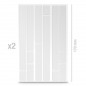 AUTOCOLLANT-STICKER REFLECHISSANT POUR RAYON DE VELO BLANC (SET DE 30)  -REFLECTIVE BERLIN-