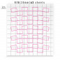 AUTOCOLLANT-STICKER REFLECHISSANT POUR ROUE DE VELO MODELE CHECKER NOIR (PLANCHE)  -REFLECTIVE BERLIN-