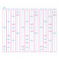 AUTOCOLLANT-STICKER REFLECHISSANT POUR RAYON DE VELO ARC EN CIEL (RAINBOW) (SET DE 30)  -REFLECTIVE BERLIN-