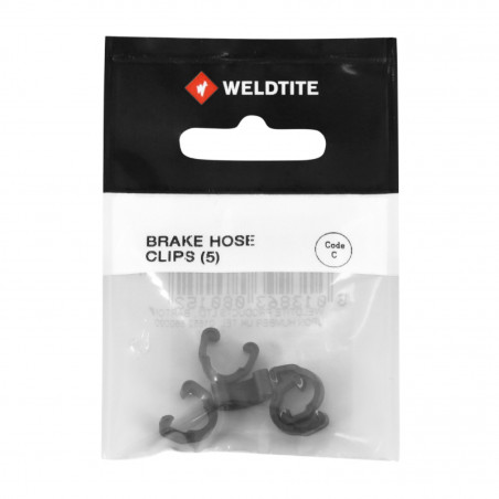 CLIP POUR GAINE HYDRAULIQUE WELDTITE (SACHET DE 5 PCS)