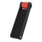 ANTIVOL VELO PLIABLE-PLIANT A CLE TYPE COUTEAU L 80cm NOIR  -SELECTION P2R-