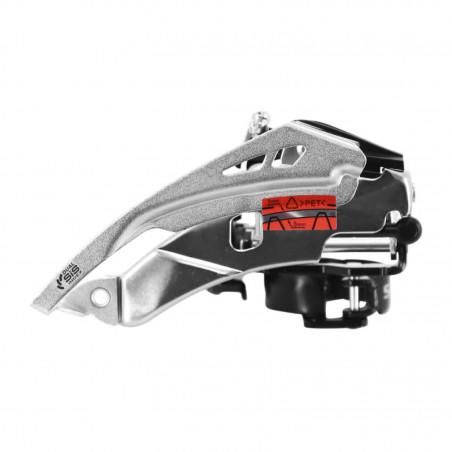 DERAILLEUR VTT AVANT SHIMANO ALTUS et TX800  7-8V. COLLIER BAS 34,9 TIRAGE HAUT (MONTAGE ATELIER) - 3700948305300