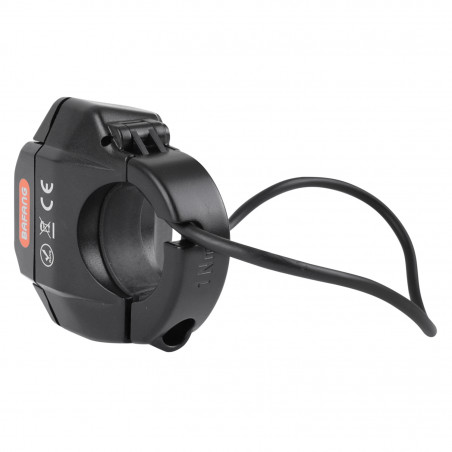 UNITE DE COMMANDE-COMMODO VAE BAFANG DP E181 CANBUS POUR MOTEUR CENTRALE M820 NOIR AVEC BLUETHOOTH (SUPPORT 22,2 mm, LONGUEUR