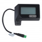 COMPTEUR - DISPLAY AVEC UNITE DE COMMANDE VAE BAFANG DP C220 CANBUS POUR MOTEUR CENTRALE M410, M210 NOIR AVEC BLUETOOTH