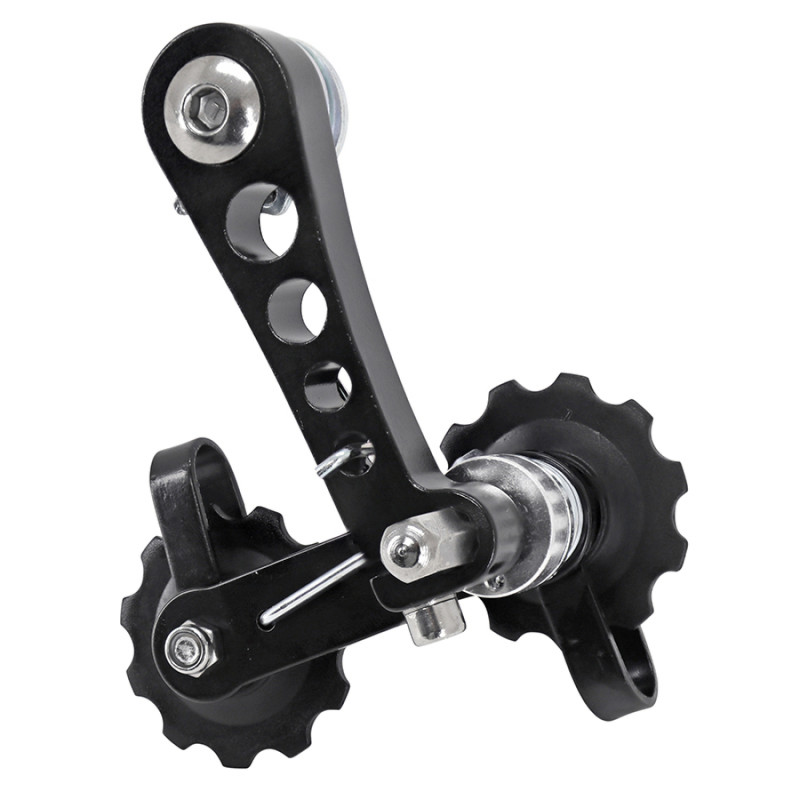 TENDEUR DE CHAINE - GUIDE VTT NOIR FIXATION SUR PATTE DERAILLEUR ARRIERE - 3700948292549