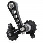 TENDEUR DE CHAINE - GUIDE VTT NOIR FIXATION SUR PATTE DERAILLEUR ARRIERE - 3700948292549