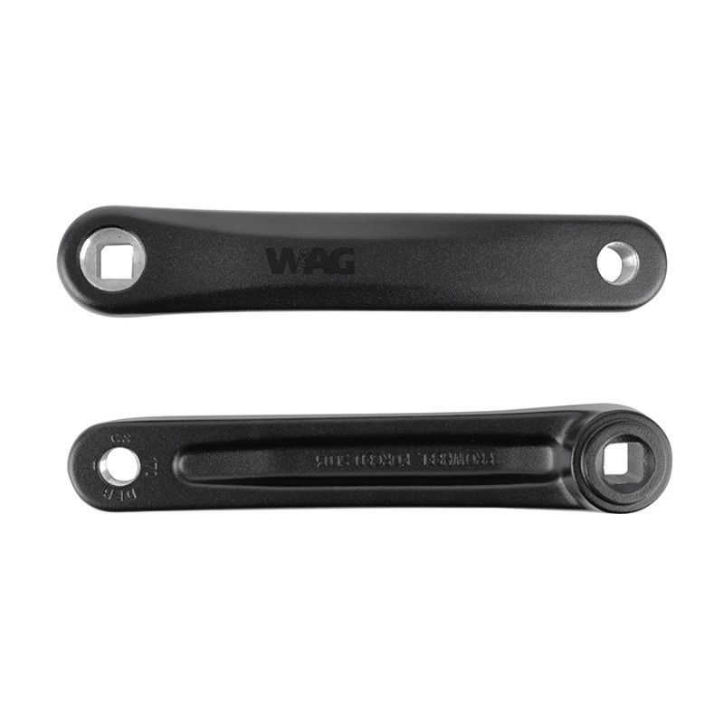 MANIVELLE DROITE   GAUCHE VAE - E-BIKE LONGUEUR 170mm ALU NOIR JIS POUR MOTEUR SHIMANO E5000 (PAIRE) - 8059796065108