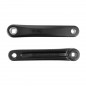 MANIVELLE DROITE   GAUCHE VAE - E-BIKE LONGUEUR 170mm ALU NOIR JIS POUR MOTEUR SHIMANO E5000 (PAIRE) - 8059796065108