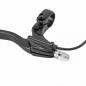 LEVIER DE FREIN VAE - E-BIKE ALU NOIR-ARGENT (LONGUEUR CABLE 300 mm) (PAIRE)  -P2R- - 3700948293058