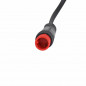 LEVIER DE FREIN VAE - E-BIKE ALU NOIR-ARGENT (LONGUEUR CABLE 300 mm) (PAIRE)  -P2R- - 3700948293058