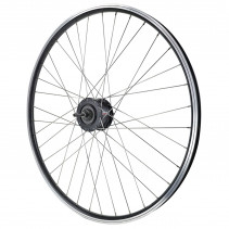 ROUE VTC PATIN 700 x 35 - 28" ER10 ARRIERE NOIR DOUBLE PAROI MOYEU NEXUS 7V 36 RAYONS INOX (SG-C30001-7R) - 3700948295724