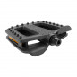 PEDALE CARGO - E-BIKE ROULEMENT NEWTON CORPS ET CAGE RESINE NOIR AVEC GRIP 9-16" (PAIRE)  112 X 115mm - 3700948297988