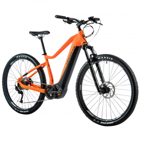 VELO ELECTRIQUE-VAE VTT 29 LEADER FOX OXNAR HOMME ORANGE MAT 9V MOTEUR CENTRAL PANASONIC GX ULTIMATE 36V 90Nm BATTERIE 20Ah