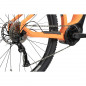 VELO ELECTRIQUE-VAE VTT 29 LEADER FOX OXNAR HOMME ORANGE MAT 9V MOTEUR CENTRAL PANASONIC GX ULTIMATE 36V 90Nm BATTERIE 20Ah