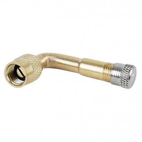 PROLONGATEUR DE VALVE-RACCORD DE POMPE POUR TROTTINETTE ELECTRIQUE ALU VS COUDE 90° (VENDU A L'UNITE) - 3700948298282