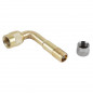 PROLONGATEUR DE VALVE-RACCORD DE POMPE POUR TROTTINETTE ELECTRIQUE ALU VS COUDE 90° (VENDU A L'UNITE) - 3700948298282