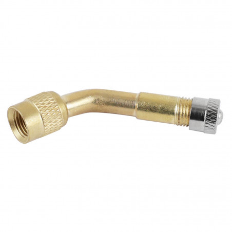 PROLONGATEUR DE VALVE-RACCORD DE POMPE POUR TROTTINETTE ELECTRIQUE ALU VS COUDE 135° (VENDU A L'UNITE) - 3700948298299