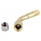PROLONGATEUR DE VALVE-RACCORD DE POMPE POUR TROTTINETTE ELECTRIQUE ALU VS COUDE 135° (VENDU A L'UNITE) - 3700948298299