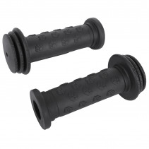 POIGNEE CITY ENFANT NOIR AVEC PROTECTION CHOC L100mm (PAIRE) DIAM 17.5 - 3700948299203
