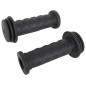 POIGNEE CITY ENFANT NOIR AVEC PROTECTION CHOC L100mm (PAIRE) DIAM 17.5 - 3700948299203