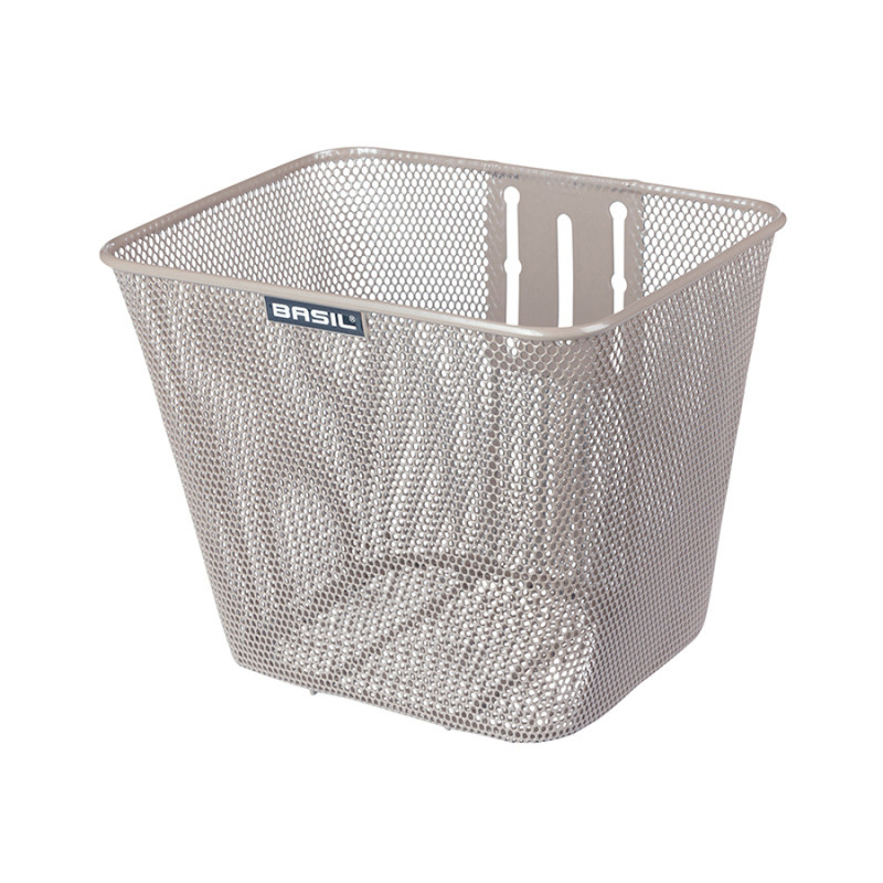 PANIER AVANT ACIER NID ABEILLE BASIL BILBAO BEIGE  (22x26x27 cm)  -VENDU AVEC FIXATION POTENCE PLONGEUR - 8715019102370
