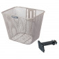 PANIER AVANT ACIER NID ABEILLE BASIL BILBAO BEIGE  (22x26x27 cm)  -VENDU AVEC FIXATION POTENCE PLONGEUR - 8715019102370