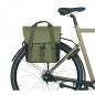 SACOCHE ARRIERE VELO LATERALE BASIL GO VERT FONCE DROIT-GAUCHE 16L FIXATION HOOKS ON POUR PORTE BAGAGE - 8715019184666