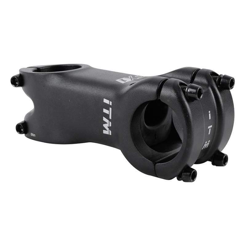 POTENCE ROUTE-VTT ITM FX1 NOIR 31,8 ANGLE 0° L80mm POUR PASSAGE CABLE INTERNE - 4710601212189