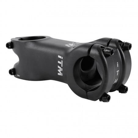 POTENCE ROUTE-VTT ITM FX1 NOIR 31,8 ANGLE 0° L80mm POUR PASSAGE CABLE INTERNE - 4710601212189
