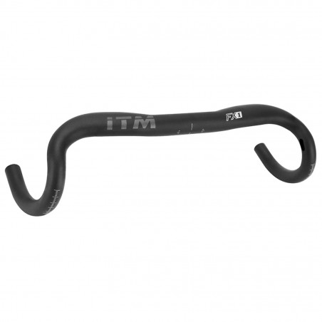 CINTRE ROUTE ITM FX1 GRAVEL ALU NOIR 31,8 L 42 EXTERIEUR (AXE-AXE 40cm) POUR PASSAGE CABLE INTERNE - 4710601212691