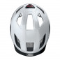 CASQUE VELO ADULTE ABUS URBAIN HYBAN 2.0 BLANC POLAIRE ECLAIRAGE INTEGRE TAILLE L (56-61cm) REGLAGE MOLETTE - 4003318869037