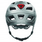 CASQUE VELO ADULTE ABUS URBAIN HYBAN 2.0 ARGENT ECLAIRAGE INTEGRE TAILLE L (56-61cm) REGLAGE MOLETTE - 4003318869150