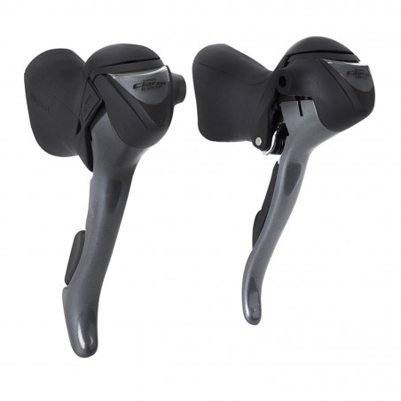 LEVIER-MANETTE ROUTE PATIN SHIMANO  8V. CLARIS 2403 TRIPLE (PAIRE MONTAGE ATELIER) - 3700948299821