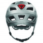 CASQUE VELO ADULTE ABUS URBAIN HYBAN 2.0 ARGENT ECLAIRAGE INTEGRE TAILLE  M (52-58cm) REGLAGE MOLETTE - 4003318869143