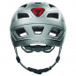 CASQUE VELO ADULTE ABUS URBAIN HYBAN 2.0 ARGENT ECLAIRAGE INTEGRE TAILLE XL (58-63cm) REGLAGE MOLETTE - 4003318869167