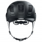 CASQUE VELO ADULTE ABUS URBAIN HYBAN 2.0 VELOURS NOIR ECLAIRAGE INTEGRE TAILLE L (56-61cm) REGLAGE MOLETTE - 4003318869006